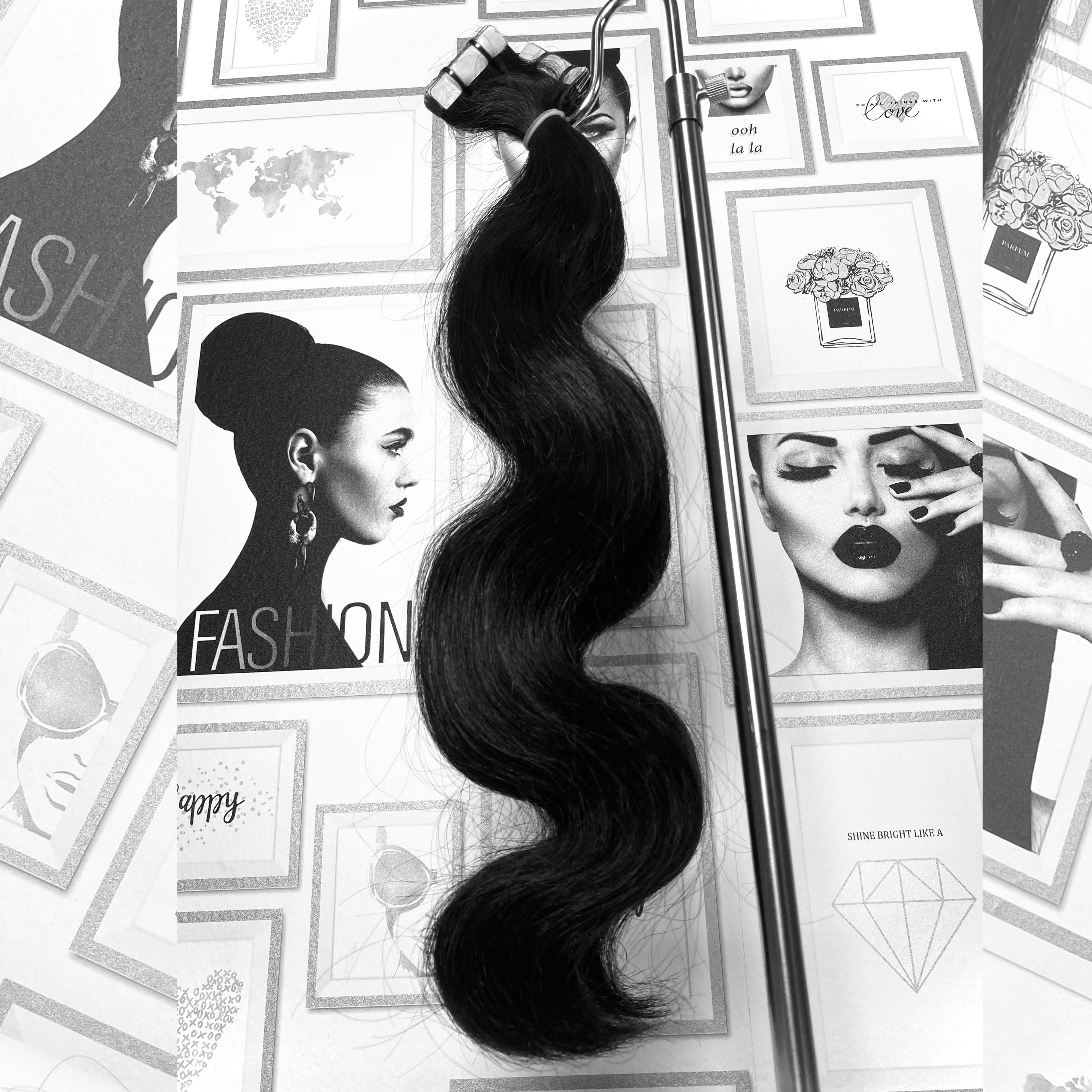 Tape-in Extensions (9 pcs), BODY WAVE
