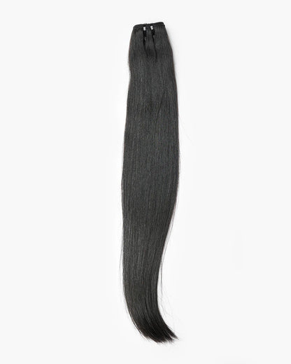 Double-Weft Bundle, NATURAL STRAIGHT