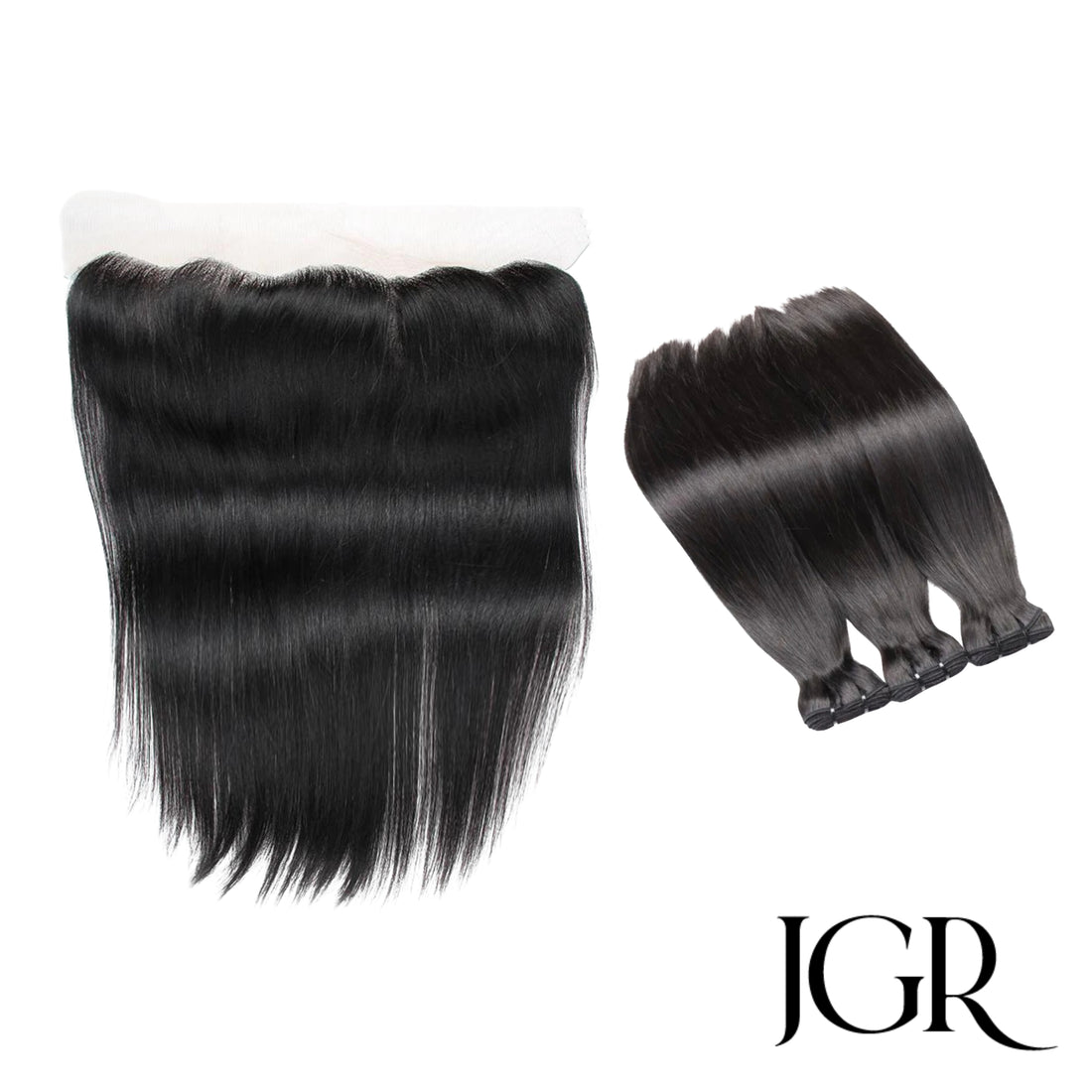 Bundles with Frontal, NATURAL STRAIGHT