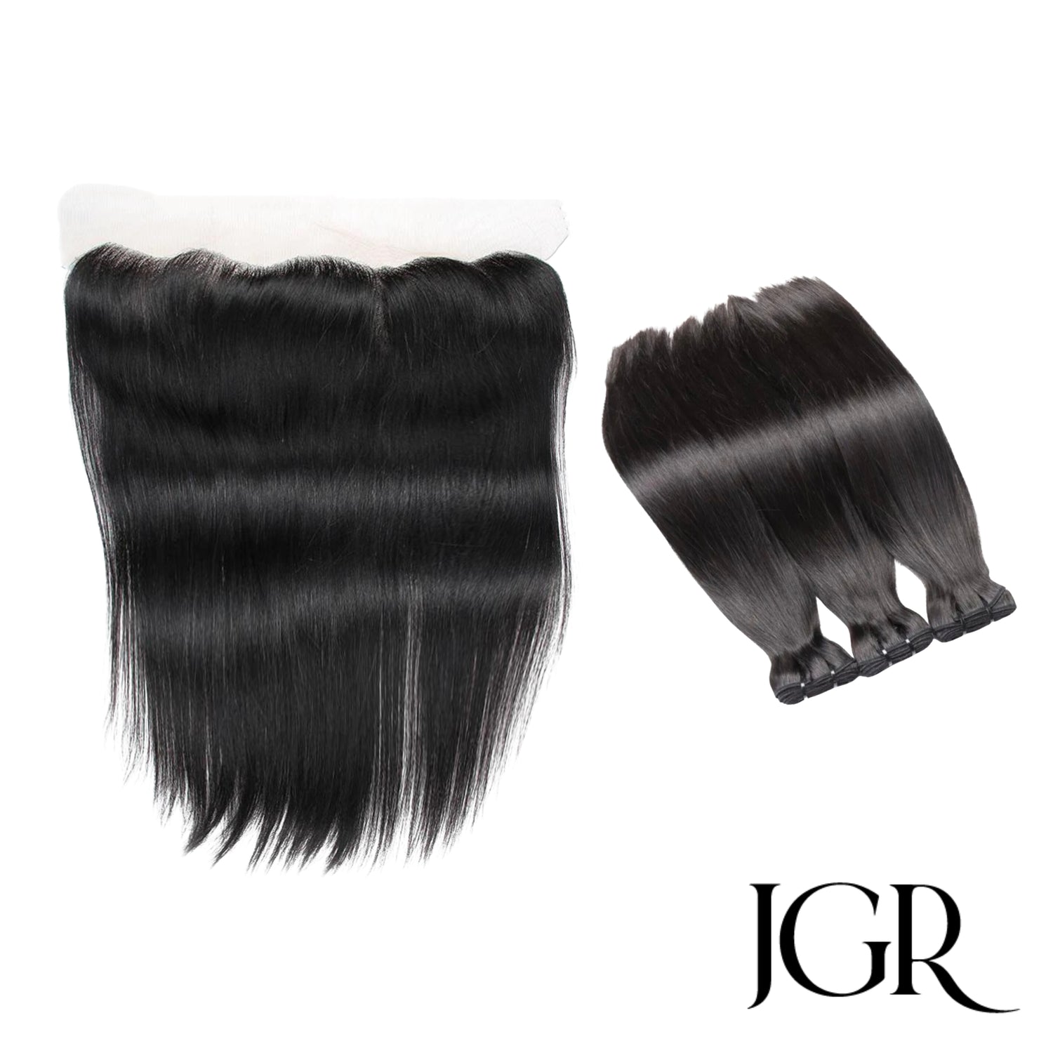 Bundles with Frontal, NATURAL STRAIGHT