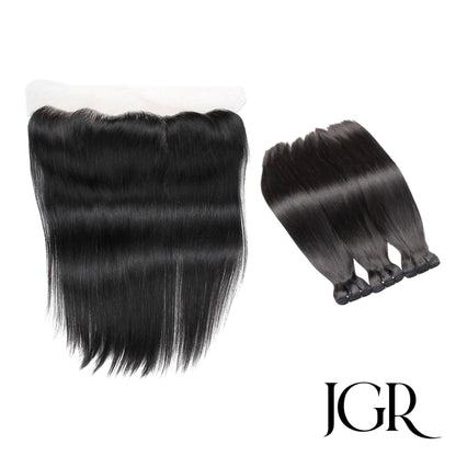 Bundles with Frontal, NATURAL STRAIGHT